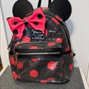 Loungefly Minnie Mouse Sequin Backpack